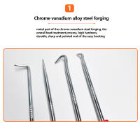 Juego De Herramientas Para Sellado De Automóvil 4Pcs Con Destornilladores Y Retiradores De Sellados O-Ring Pulgones Y Gancho Para Reparación De Sellado 16cm - details 1