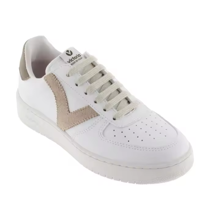 SNEAKER DE MUJER VICTORIA BLANCO TAUPE - 1