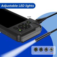 Endoscopio Industrial Con Pantalla IPS De 4.5 Pulgadas Y Lente Impermeable Para Inspección De Tubos Cámara Single Dual Triple Cable Rígido - details 10