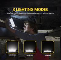 LED Work Light, Rechargeable Magnetic Base, Waterproof, 3 Modes, LED Flashlight, Inspection Light for Auto Repair, Home and Outdoors, Comes with Charging Cable - details 4