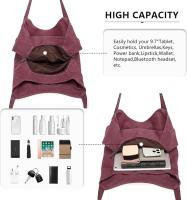Estilo Vintage Bolso DE LOS helbres La Lona with múltiples bolsos para el trabajo Escuela Viaje casual Diary use - details 4