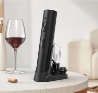 Abrevidor De Botellas De Vino Eléctrico Automático Recargable Con Base De Carga Herramientas De Vino Eco-amigable Acero Inoxidable - details 2