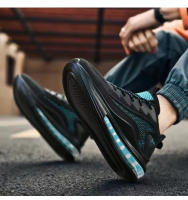 Zapatos De Correr Para Hombre Casual Ligeros Tenis Deportivos Transpirables Moda Suela De PVC Mesh Antideslizante Para Caminar - details 3