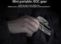 Alicates Multifuncionales Mini Herramienta De Acero Plegable Alicates De Emergencia Para Exteriores Y Hogar Portátil Con Cuchillo Y Uso Múltiple - details 2