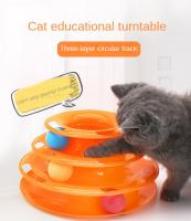 Juguete De Rotación Para Gatos Torre Hi Con Tablero De Puzzle Multi-Nivel De 3 O 4 Capas Accesorios De Entrenamiento Para Mascotas - details 0