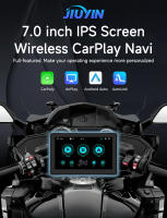 GPS De Motocicleta Portátil JIUYIN IPX7 Pantalla De Navegación Impermeable De 7 Pulgadas Con Wireless Apple Carplay Y Android Auto Display Dual BT - details 0