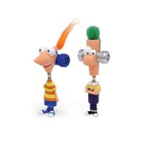 Set 2 Phineas y Ferb Cabeza Loca-DISNEY FAMOSA - details 0