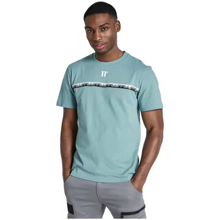 Camiseta de Manga Corta 11 DEGREES Chest Taped para hombre en color verde - 1