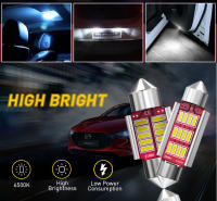 Lámparas De Lectura Para Coche 10pcs Luz De Techo Interior 31mm 39mm Bulbo Blanco 4014SMD 9-12LED Voltaje 9-12V Consumo 1.5W Universal - details 1