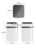 Bandeja De Basura Inteligente Para Cocina Y Baño Reciclaje Automático Lanzador De Basura Eléctrico Impermeable Para 13L - details 16