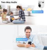 Cámara De Seguridad Interior Wifi Mini IP Con Visión Nocturna En Color Y Seguimiento Automático De Humanos Búho E27 1080P - details 2