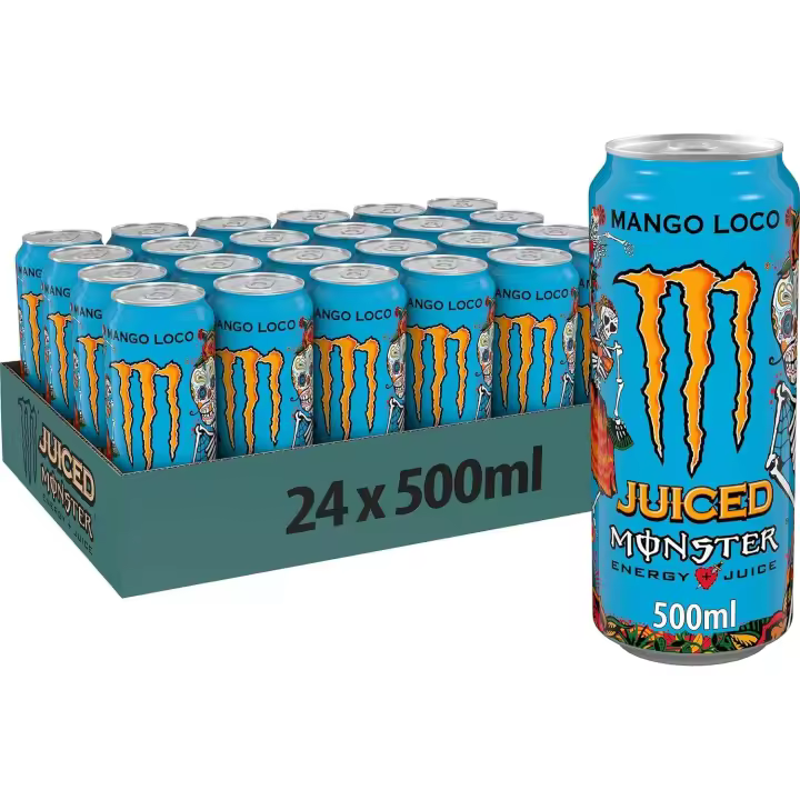 Monster Energy Original - 24 latas de 500 ml - Bebida Energetica Monster Green - 1