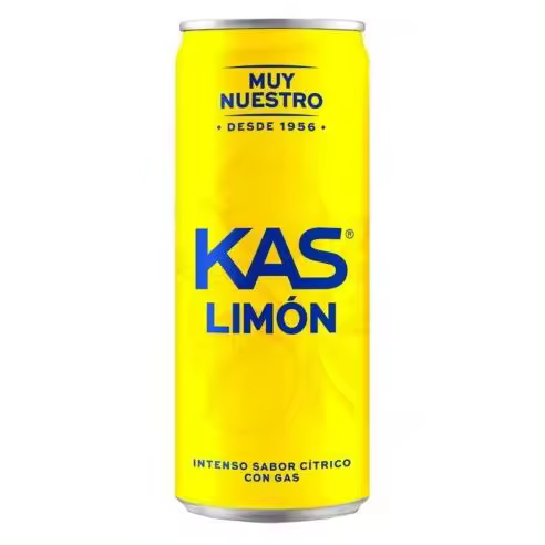 Pack 24 KAS limón 33cl lata - 1