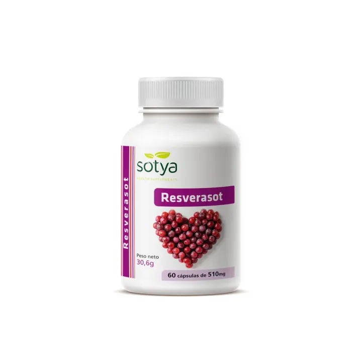 Sotya Resverasot 510mg 60 Cápsulas - Protector Cardiovascular - 1