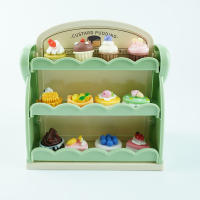 30Pcs Miniatura De Estante De Comida Y Bebida Para Muñecas Estantería De Pastelería Para Tienda De Juguetes De Cocina Para Niñas - details 5