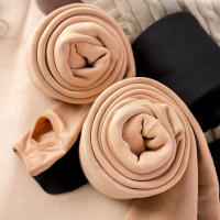 Leggings De Invierno Para Mujer Leggings Térmicos De Color Sólido Velvet Cintura Alta Elástica Ajustables Pantalones De Yoga De Manga Larga - details 5