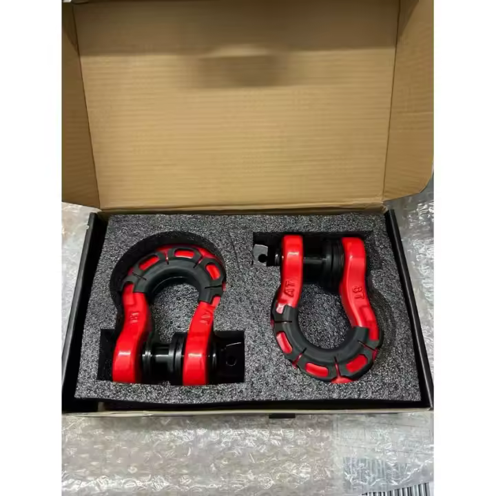 AC Tools Pareja de Grilletes offroad extremos 4x4 8t 8 Toneladas varios colores extra reforzados nivel profesional XXL - 1