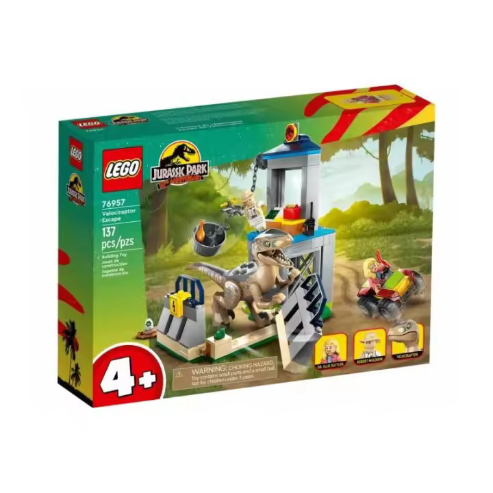 LEGO JURASSIC PARK 76957 HUIDA DEL VELOCIRAPTOR - 1