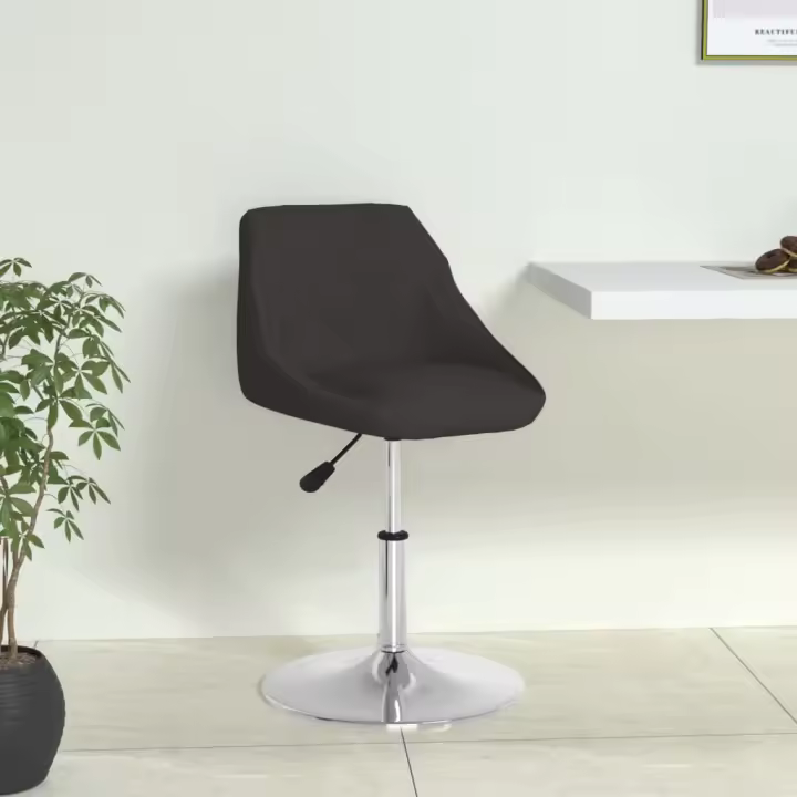vidaXL Silla de comedor de cuero sintético en color Blanco/Negro | cómodas modernas ergonómicas para comedor cocina salón hogar - 1