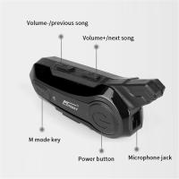 Intercomunicador De Casco X1 plus Motor Bluetooth 5.0 Headset Inalámbrico Para Motocicleta Con Altavoz Y Habla Libre 1000m Para 2 Conductores - details 16