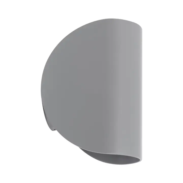 Ledkia Aplique de Pared LED 6w de Aluminio Iluminación Doble Cara Gaia Gris 3000K Blanco Cálido - 1