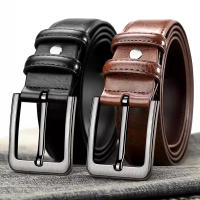 "Cinturones Hombre, Cinturón Hombre Cuero, Hebilla Automatico Ajustable, Cinturones Trinquete para Vestir Pantalones de Traje, Ideal para Trajes, Jeans, Trabajo Casual y de Negocios" - details 4