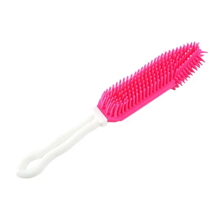 Cepillo De Baño Para Perros Y Gatos Con Manija Larga Suave Cepillo De Masaje Para Peluquería De Mascotas Adecuado Para Pupusas Accesorios De Limpieza - 1
