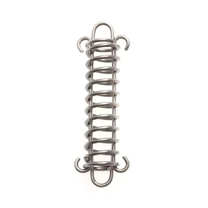 2PCS Hebilla De Acero Para Tenda Con Carabiner Clip Ajustador De Tensión Para Carpa Y Pared De Camping Gancho Fijo De Awning - 1