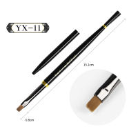 Cepillo De Arte De Uñas Negro Para Manicura Acrílica UV Extensión De Gel Cepillo De Pintura Y Dibujo De Polvo De Uñas - details 10