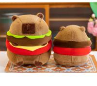 Muñeco De Peluche Capybara Lindo En Forma De Hamburguesa Juguete Suave Kawaii Regalo De Cumpleaños Mejor Para Niños - details 13