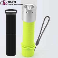 Luz De Buceo Recargable Super Brillante IPX8 Impermeable 3 Modoslampara Submarina LED Aluminio Amarilla 3800 Lumen T6 - details 3