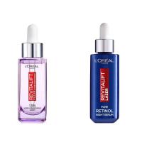 L’ORÉAL Pack - Serum Antiarrugas Revitalift Filler  1,5% Ácido Hialurónico 30ml + Serum Noche con Retinol Puro, Todo tipo de Arrugas 30ml - details 2