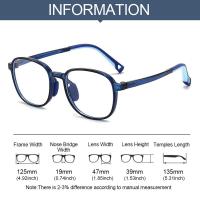 Gafas De Protección Anti-Luz Azul Para Niños Y Niñas TR90 Ultraligeras Estilo Moderno Y Lindo Protección Ocular Para Computadora Disponibles En 7 Colores - details 0