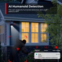 Cámara PTZ BESDER 12MP 6K Wifi Con Lente Dual 8X Zoom Digital Detección AI Humana Exterior 8MP CCTV IP Cámara De Seguridad iCSee - details 10