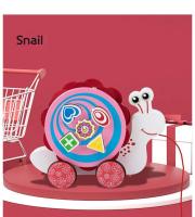 Juguete De Madera Para Bebés Y Niños Pequeños Divertido Croc O Perro Pulle along Tractor Aprendizaje Del Caminar Regalo Para Niños - details 15