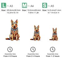 Regalo Personalizado De Madera En Forma Irregular De Perro Jigsaw Para Adultos Juego De Interacción Familiar Único Y Elegante - details 9