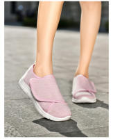 Zapatos De Caminar Para Mujer Con Pies Anchos Y Enrojecidos Cómodos Ajustables Para Diabéticos Y Hombres Talla Grande Cierre De Correa Transpirables De Malla Suela EVA - details 4