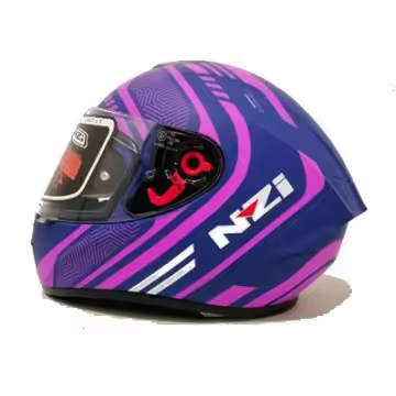 CASCO INTEGRAL NZI TRENDY 2  CONNECTED DARK LILA MATE - 1