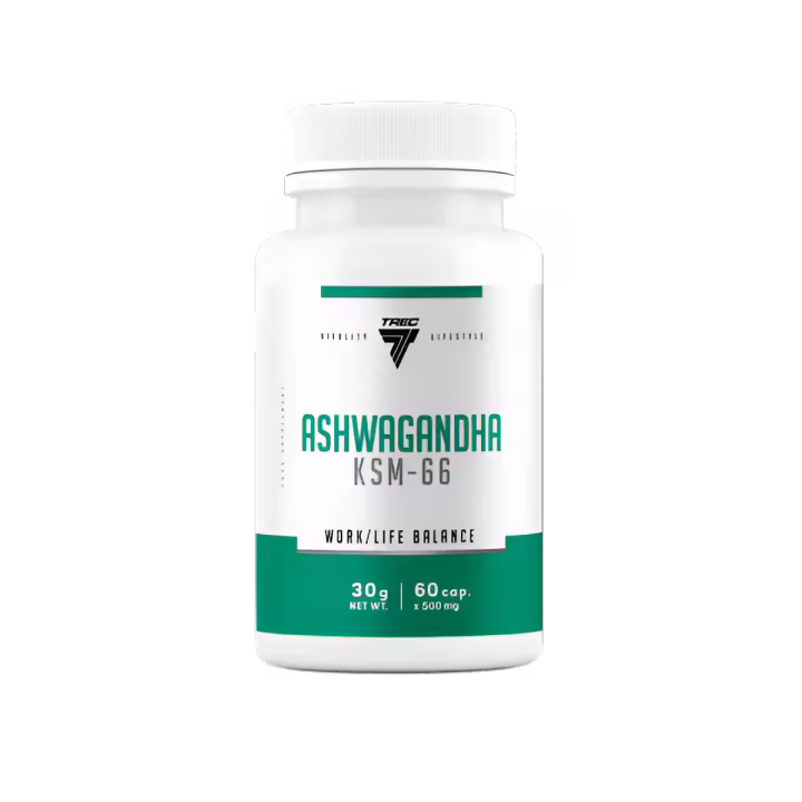Trec Nutrition - ASHWAGANDHA - KSM-66 - 60 CAP - Adaptógeno - 1