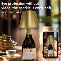Lámpara De Mesa Inalámbrica En Botella Con Control Táctil De 3 Colores Y Ajuste De Brillo Continuo Lámpara Nocturna Para Decoración De Botella De Vino Barra Luz De Escritorio - details 5
