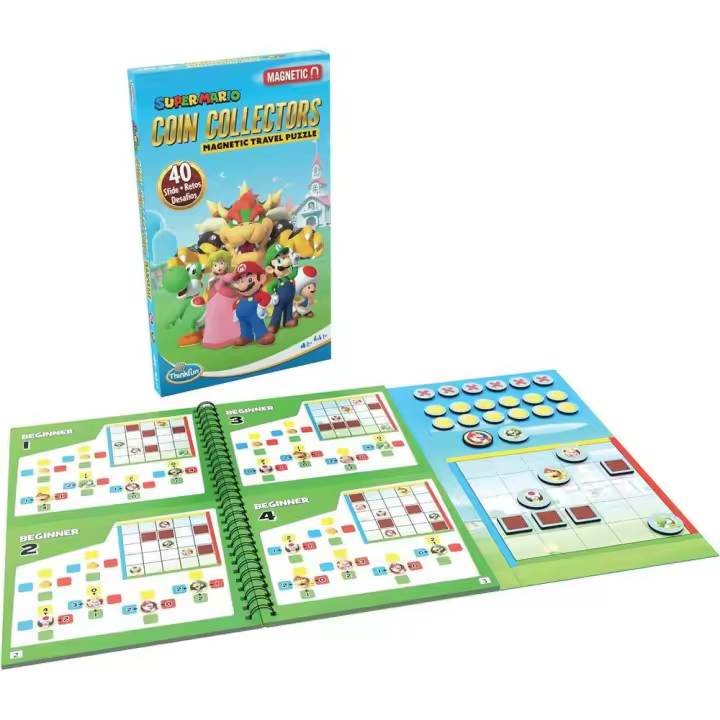 Puzzle magnético de viaje super mario - 1