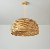 Lámpara Colgante De Bambú Tejida a Mano Estilo Chino Para Decoración De Hogar Y Restaurante Fuente De Luz AC85-260V - details 11