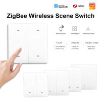 Interruptor De Escenas Inalámbrico Zigbee 1/2/3/4Gang Compatible Con Alexa Google Home Control Remoto Por App Para Automatización Del Hogar - details 0