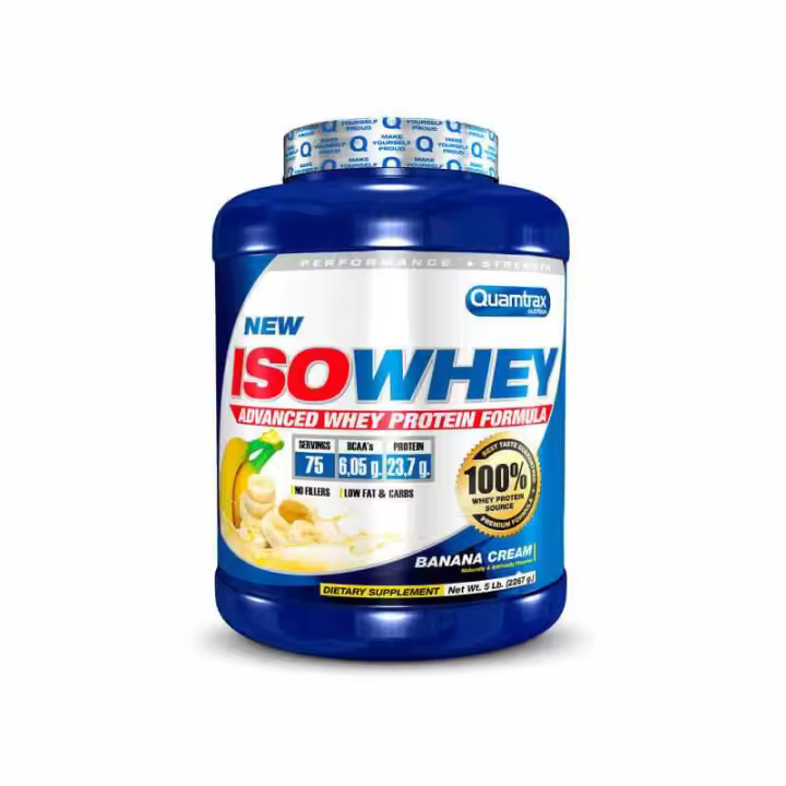 Quamtrax Iso Whey 2.270gr Creme Brulee - 1