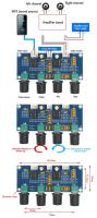 Placa De Preamplificador XH-A901 NE5532 Con Ajuste De Treble Bajo Y Volumen Controlador De Sonido Para Amplificador Placa De Módulo - details 0
