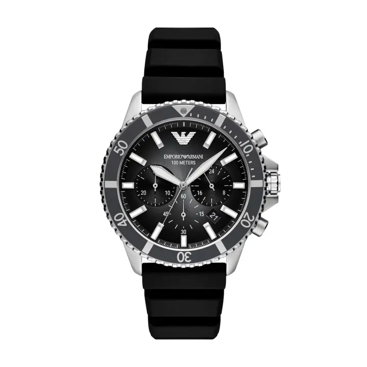 Emporio Armani Reloj SILICONE，BLACK，QUARTZ/CHRONO AR11619 - 1