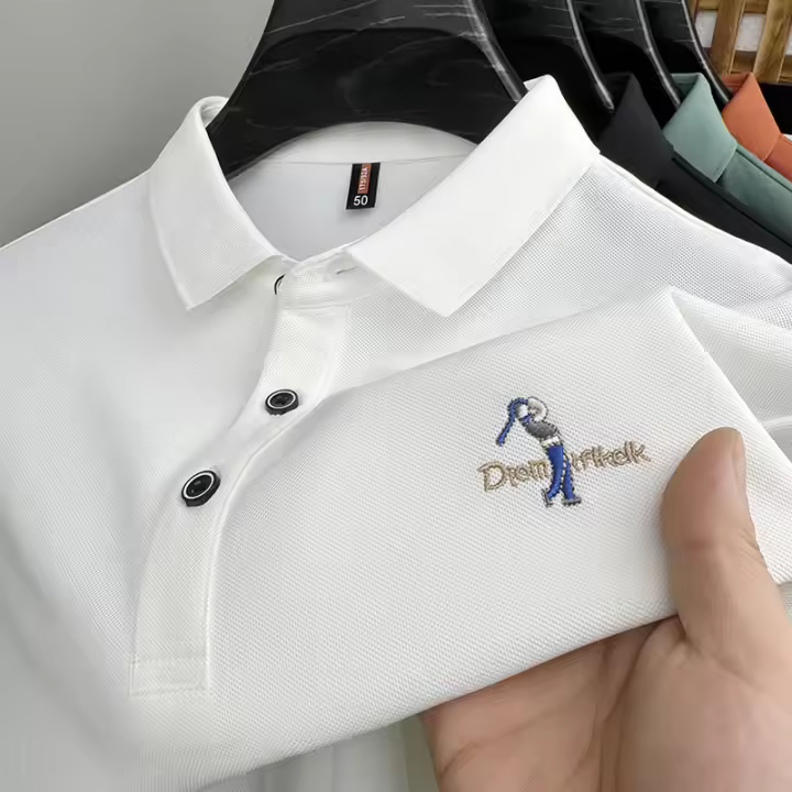 Camisa Polo Para Hombre De Marca Lujo Verano 2024 Con Bordado Exquisito Casual Paul Lapel T-Shirt Transpirable Top De Moda - 1
