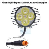 Luz Frontal De Bicicleta Eléctrica 36/48V Con Bocina 4pines 3pines Impermeable LED Para E-bike Accesorio De Bicicleta - details 5