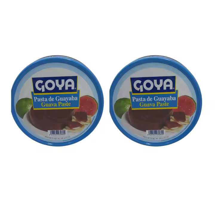 2 LATAS DE PASTA DE GUAYABA. GUAYA PASTE 595G. GOYA - 1