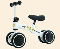 Bicicleta de Equilibrio Infantil sin Pedales, Bicicleta de Deslizamiento para Bebés de 1-2-3 Años, Cuatro Ruedas, Tres Colores - details 5